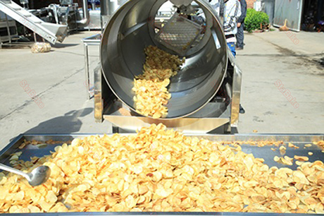 Línea de producción de papas fritas completamente automática