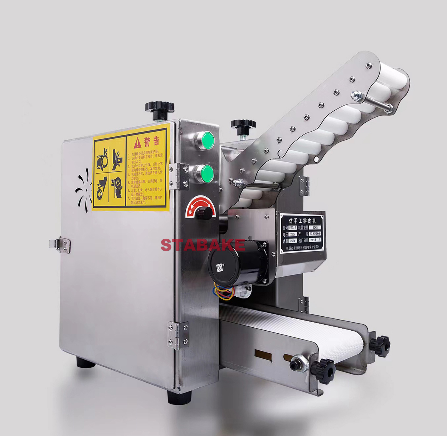 Máquina de fabricación de piel de masa de masa para envolturas de albóndigas de samosa fabricando empanada para fabricantes de piel