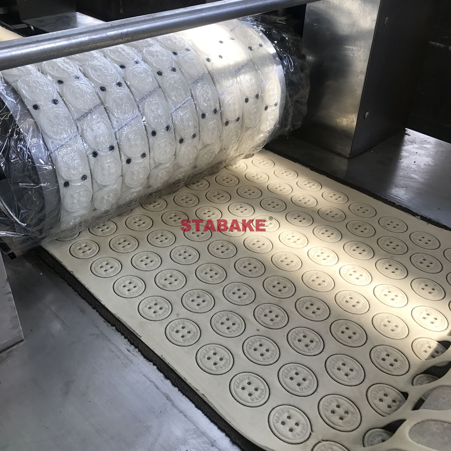 Línea de producción de galletas de fabricación de galletas automática