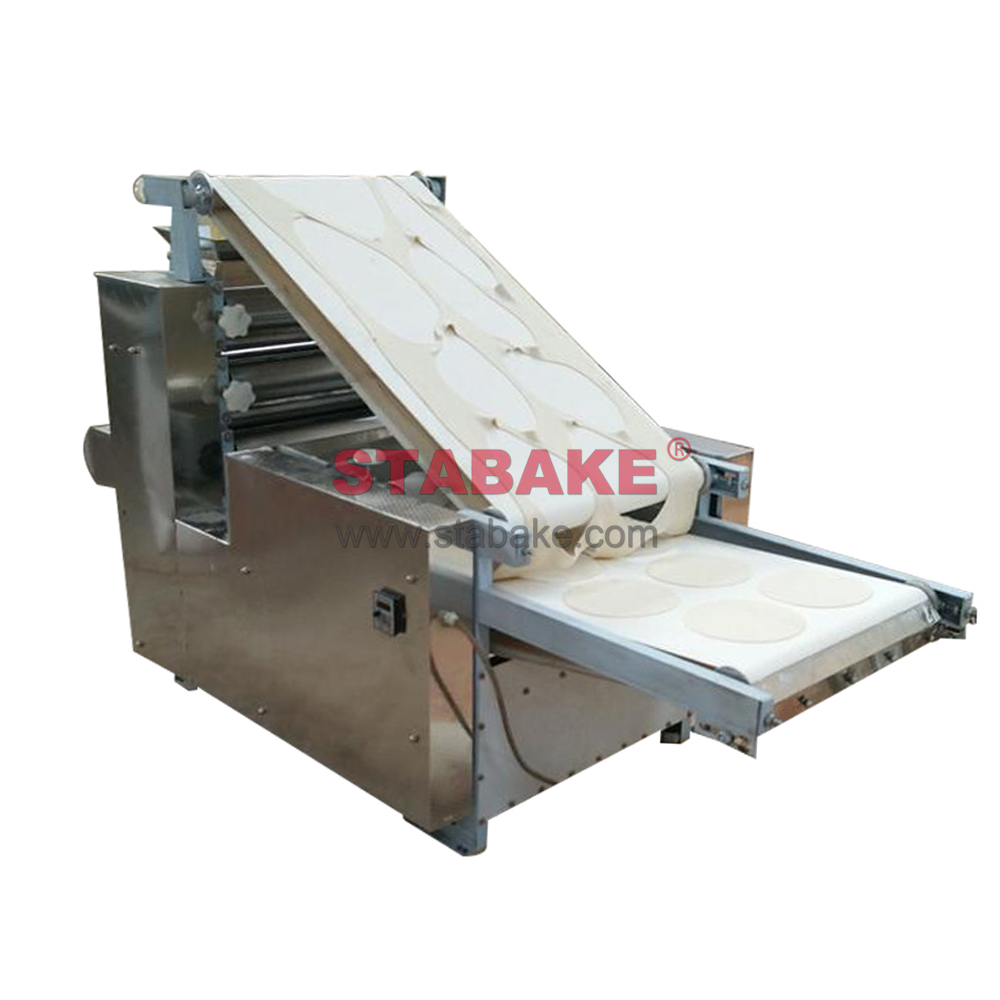 Máquina moldeadora de pan plano directamente de fábrica para equipo de fabricación de pan árabe Pita Shawarma para fabricante de roti chapati 
