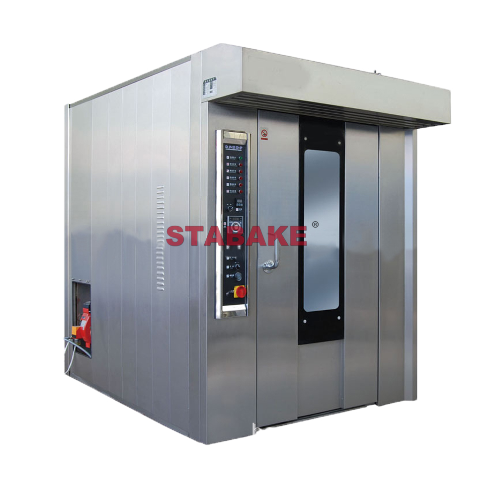 Máquina de panadería 32 bandejas horno rotativo para hornear galletas dulces