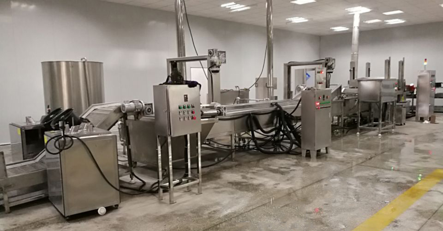 Línea completa Chips de plátano que fabrican chips de plátano automático de la máquina Freing Freing Line